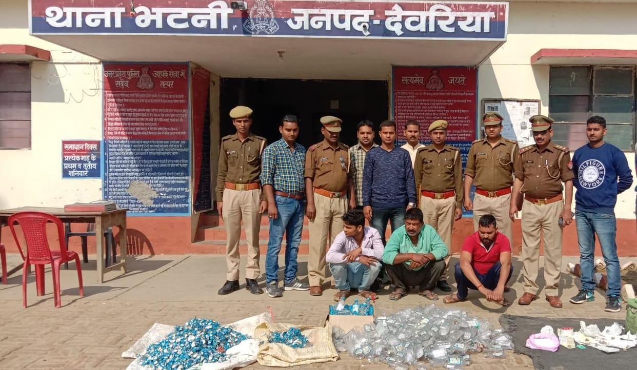 Illegal liquor mini factory busted