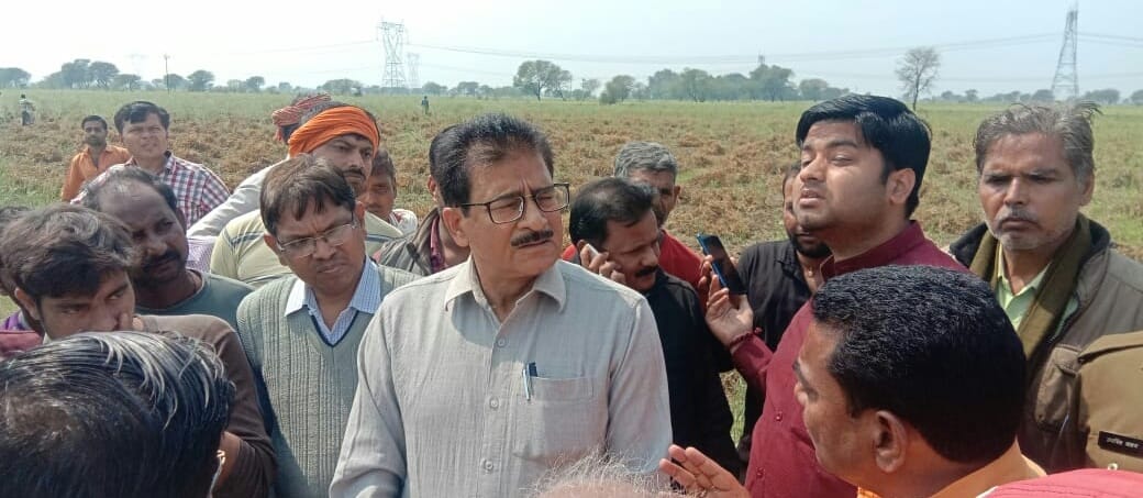 MLA saw loss of crops with officers