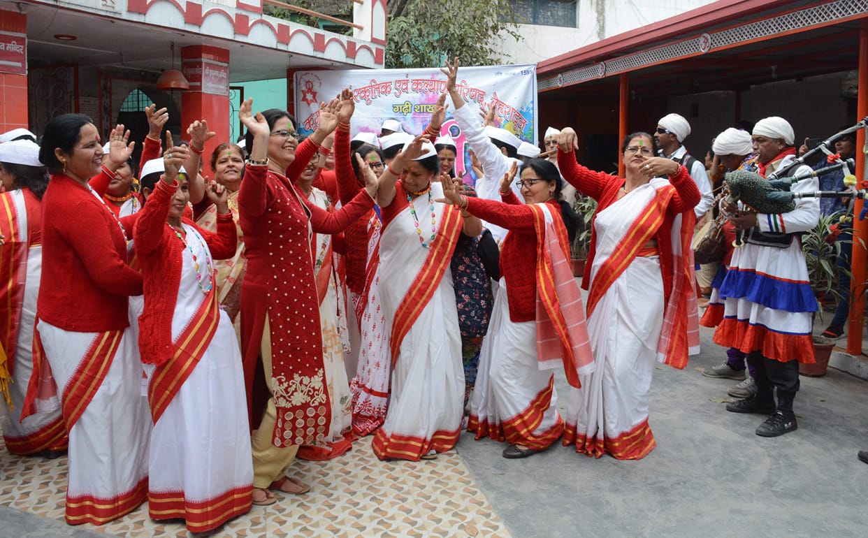 Holi celebrated with collective song and dance