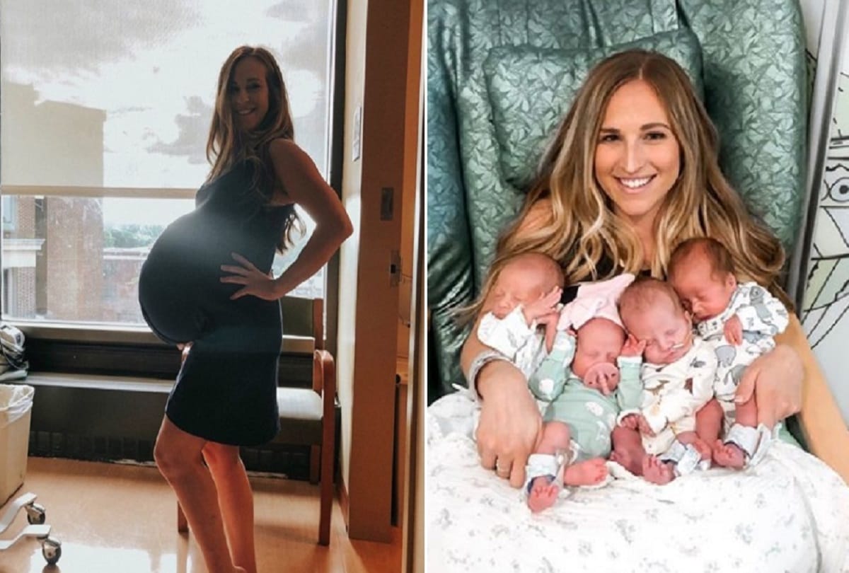 New Jersey Woman share Incredible Photos of Before And After Quadruplets