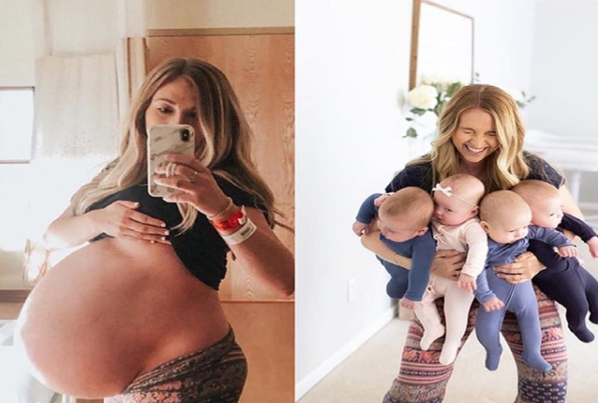 New Jersey Woman share Incredible Photos of Before And After Quadruplets