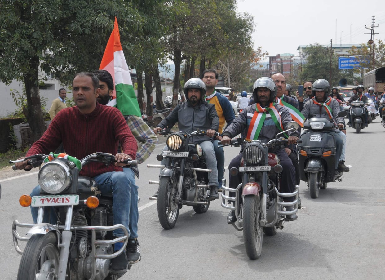 Bike rally held in honor of martyrs