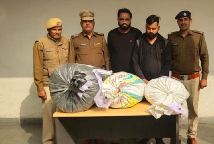 Two persons arrested in possession of 160 gm opium and 40 kg poppy husk, in Sonipat district