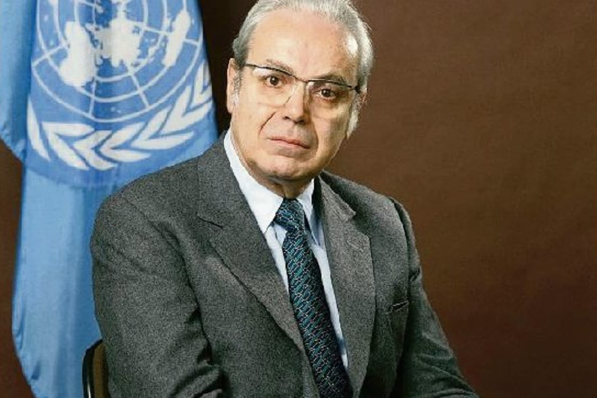 Former United Nations chief Xavier Perez De cuellar passed away