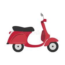 The young man arrived at the police station to write a theft report, Scooty was forgotten in the parking lot, the police challaned