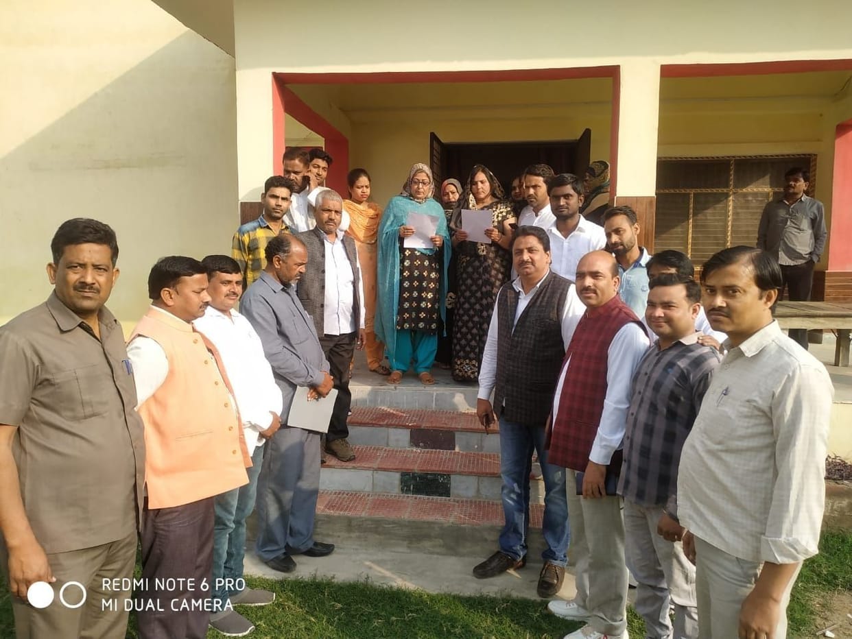 The oath administered to the councilor after more than one and a half months in auraiya