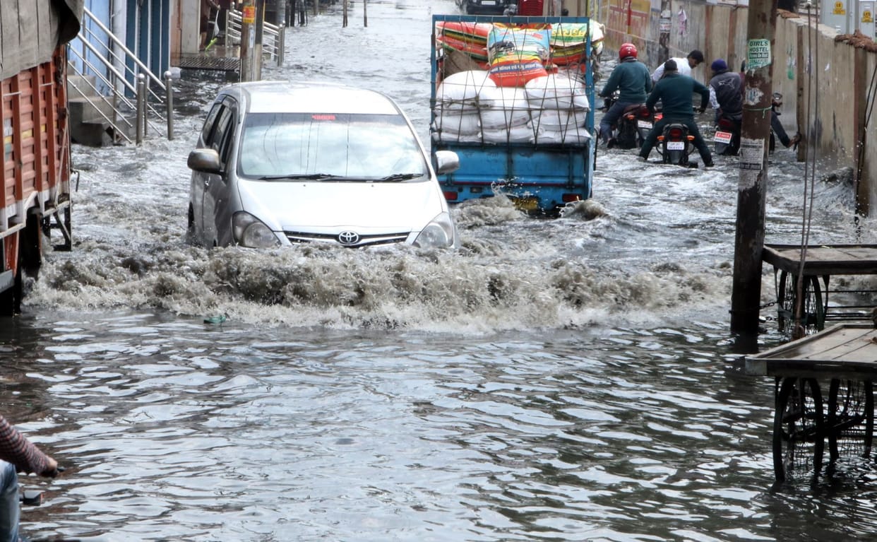 Rain in Aligarh