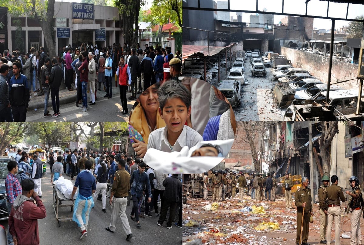 The rioters used helmets to hide their identity in delhi