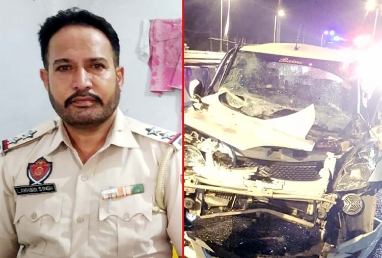 sub inspector died in road accident in Jalandhar