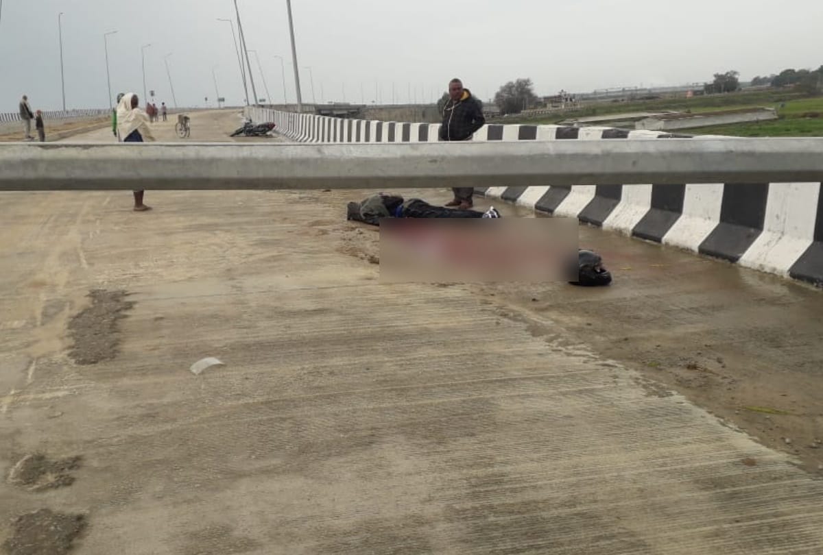 army Soldier died in road accident at gorakhpur