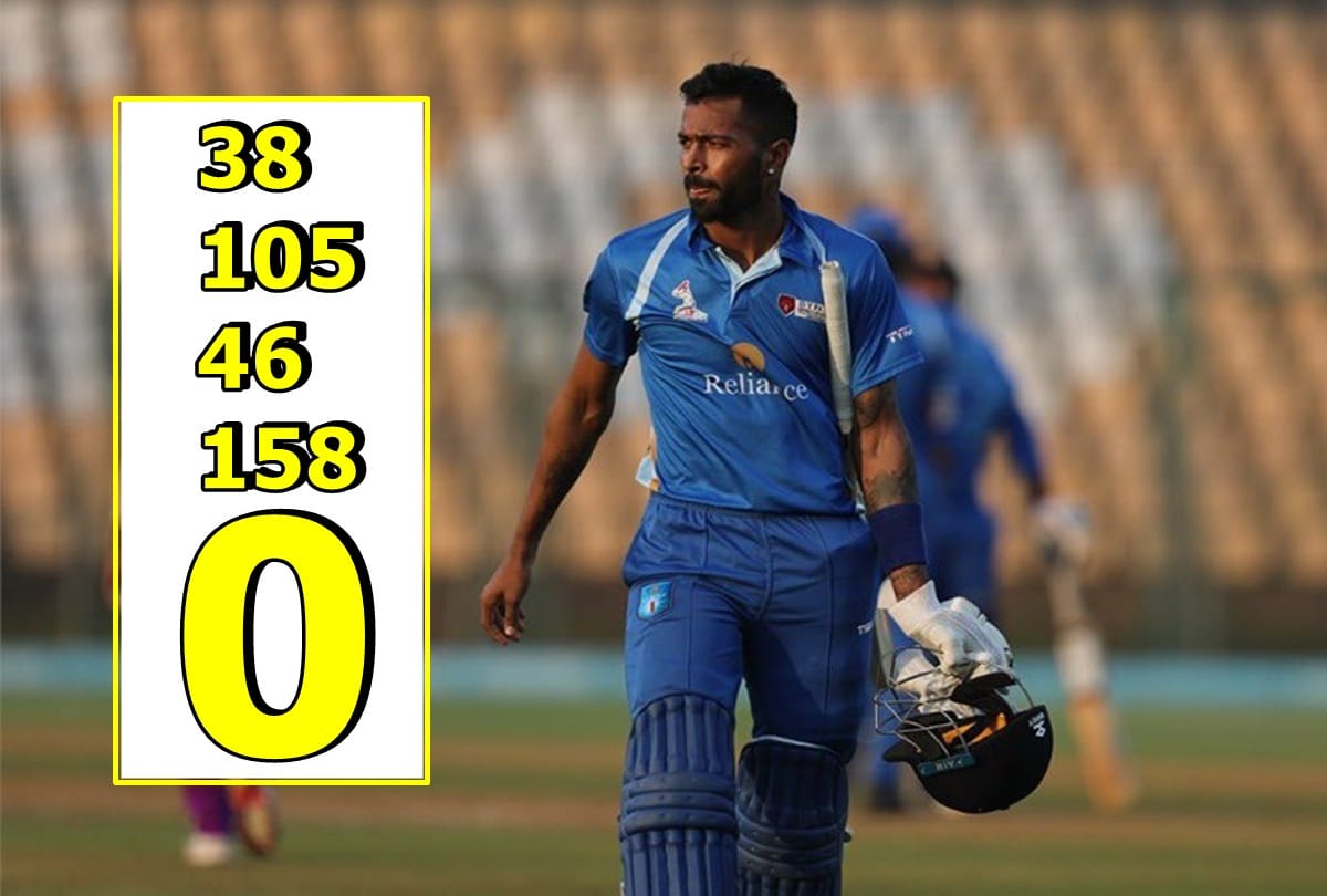 Hardik Pandya fail on final, departs on very first ball, Reliance 1 looses Dy Patil t20 tournament