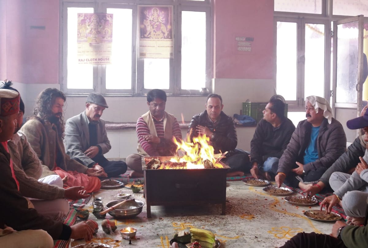India vs South Africa ODI match prayer at devta Indrunag Temple in Dharamshala