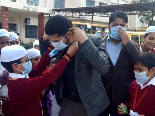 Scared of Corona not alert, school children told