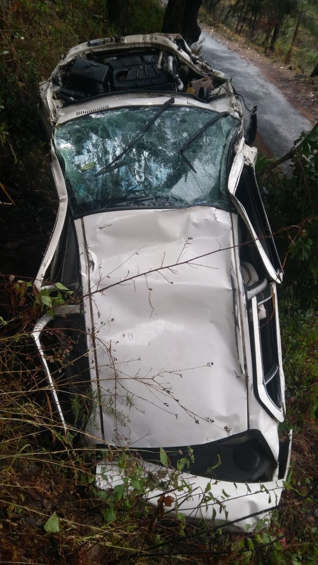 Car Accident in Ranikhet