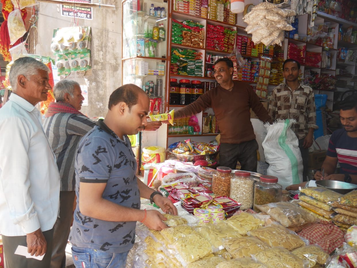 There was a stir in the markets regarding Holi preparation