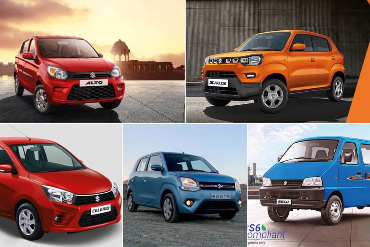 Maruti Suzuki WagonR to Celerio to Alto to Eeco to S-Presso best discount offers on bs6 cars