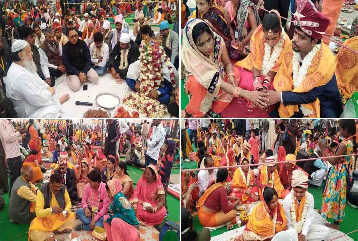 983 couples took seven rounds amid chanting