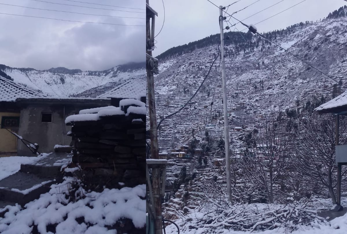 fresh snowfall in shimla manali kullu rohtang today