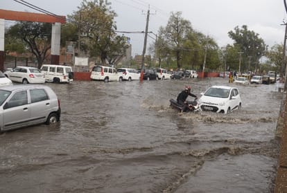 Heavy damage to crops due to rain and hailstorm in Haryana