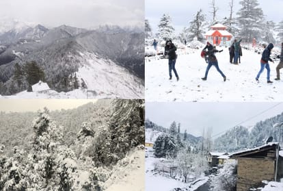 fresh snowfall and rainfall in himachal dozen roads including two highways closed