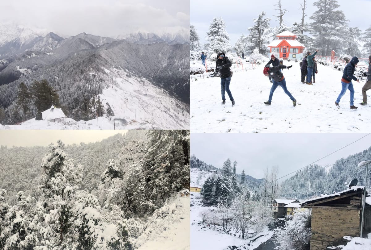 fresh snowfall and rainfall in himachal dozen roads including two highways closed