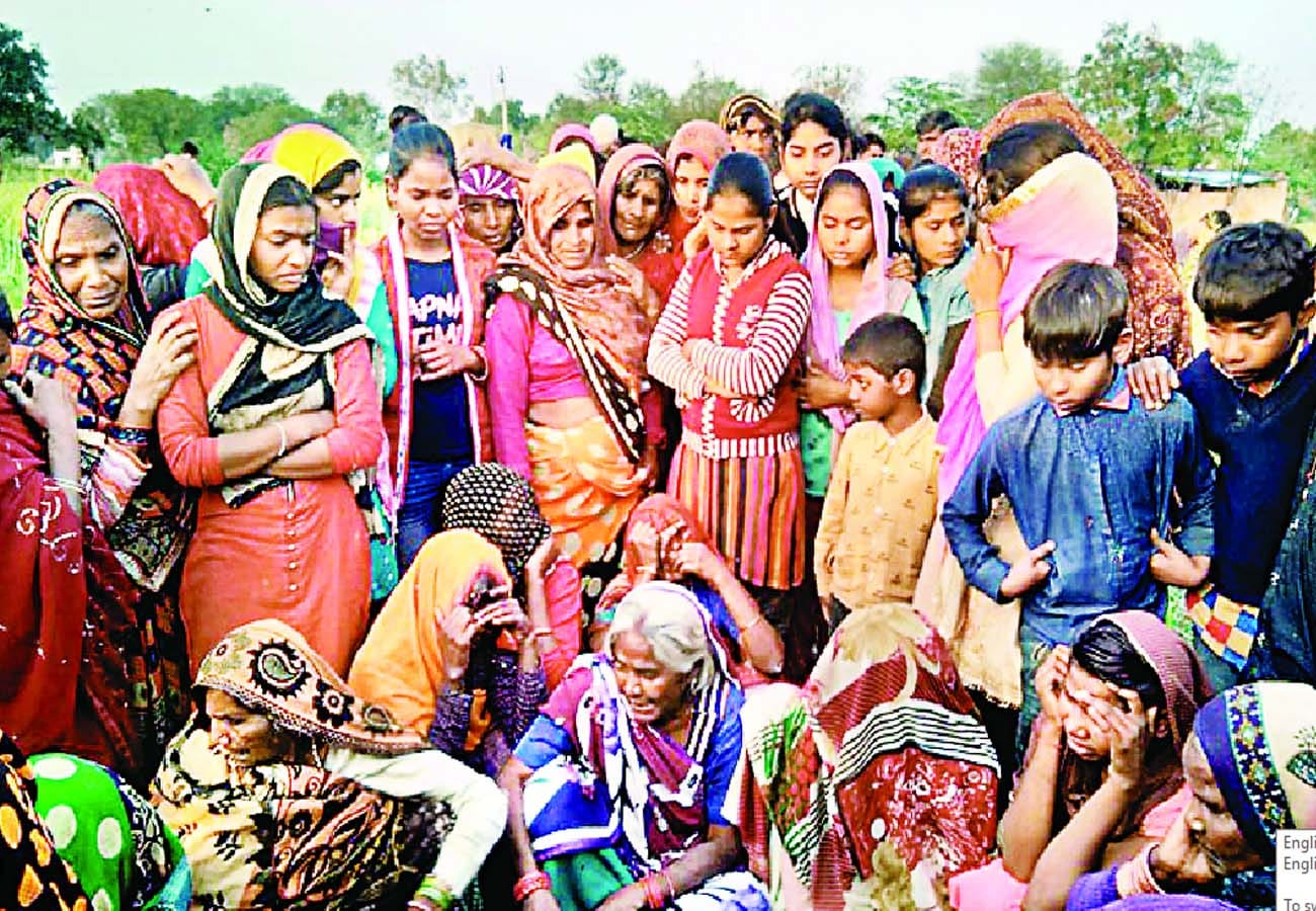 Brother and sister died by drowning in pits filled with water in etawah