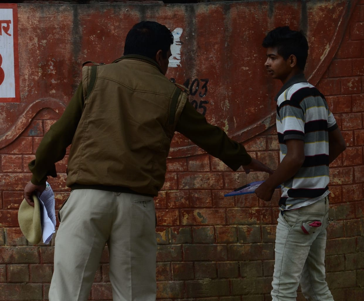 examination, students, hindi paper