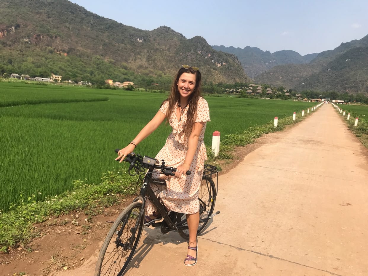 London woman arrived in India after traveling a cycle giving the message of humanity