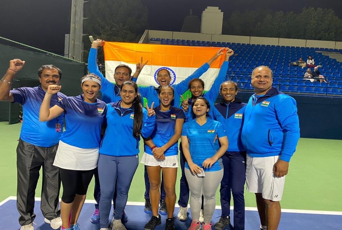 India created history by qualifying for the world group playoffs for the first time ever