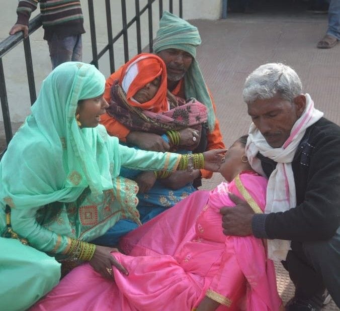 Hathras: Brother-in-law's sister's death after falling from roof
