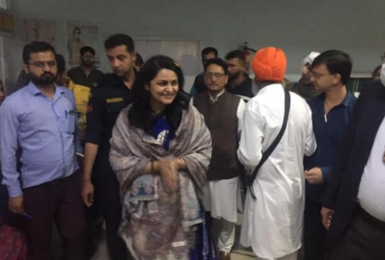MP Sunita Duggal conducted a surprise visit of Fatehabad Civil Hospital