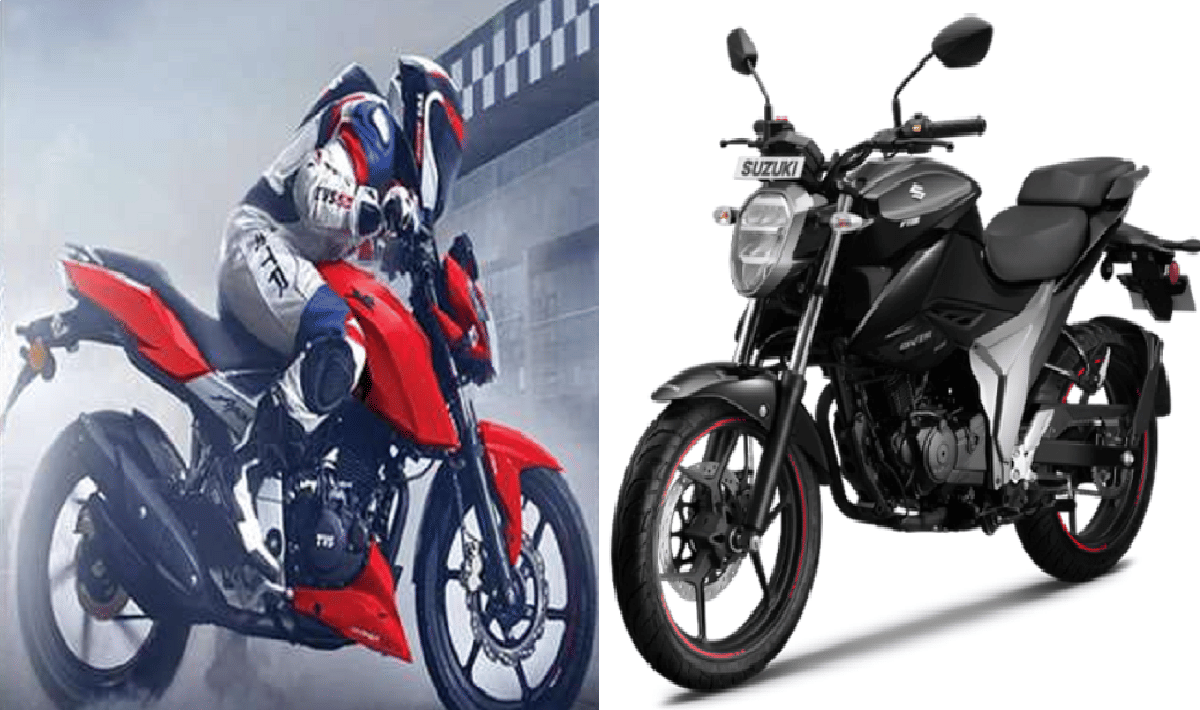 Suzuki Gixxer Bs6 vs TVS Apache RTR 160 4V Bs6 specifications and price comparision