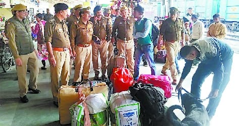 Crowded trains, CO GRP got checked