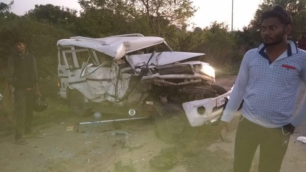 After hitting the Scorpio divider, then jumped and hit the Bolero,  Death of two person