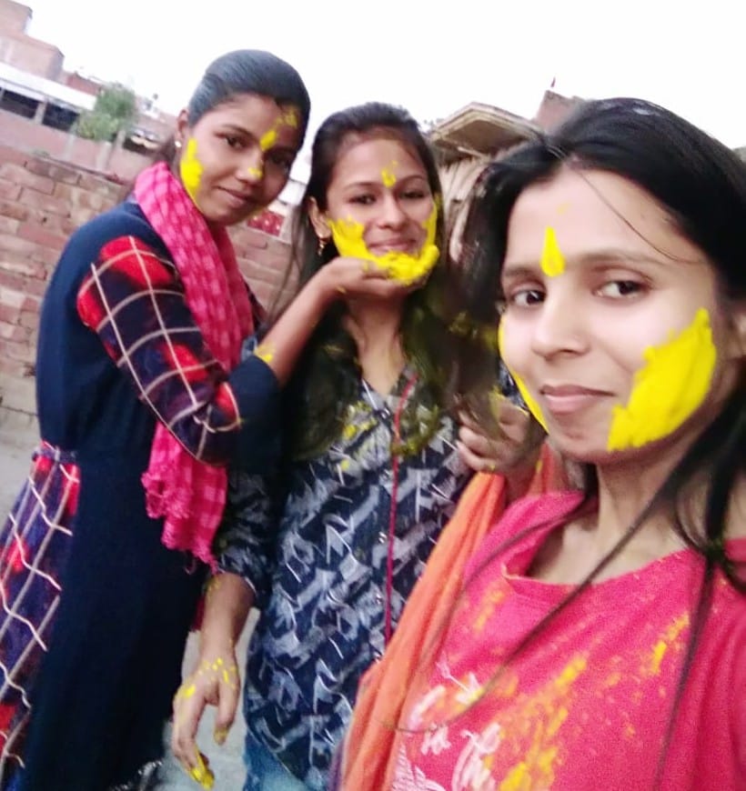Burned Holika, Abir Gulal flew