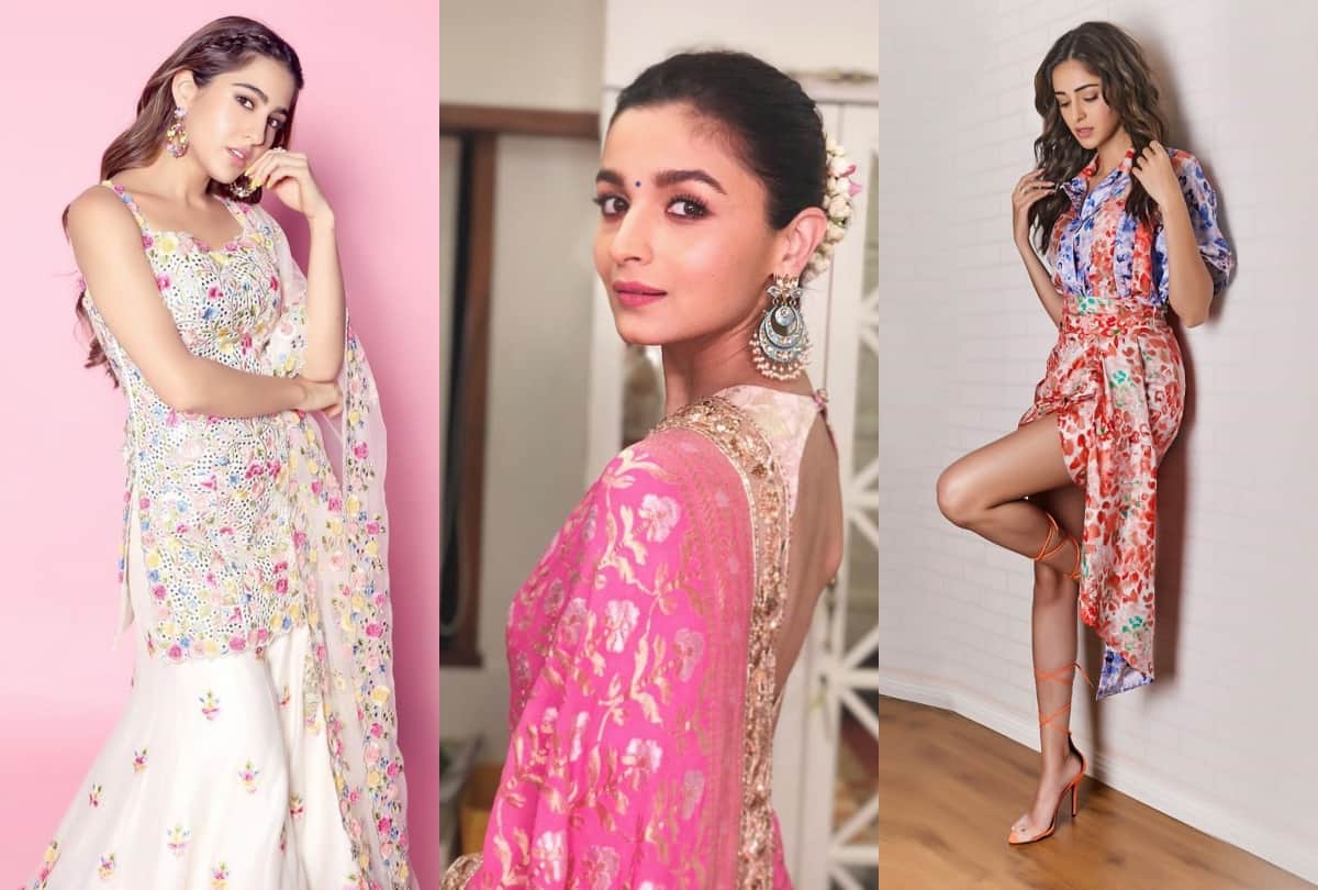holi 2020 from ananya panday to sara ali khan inspired trendy outfits for holi celebration