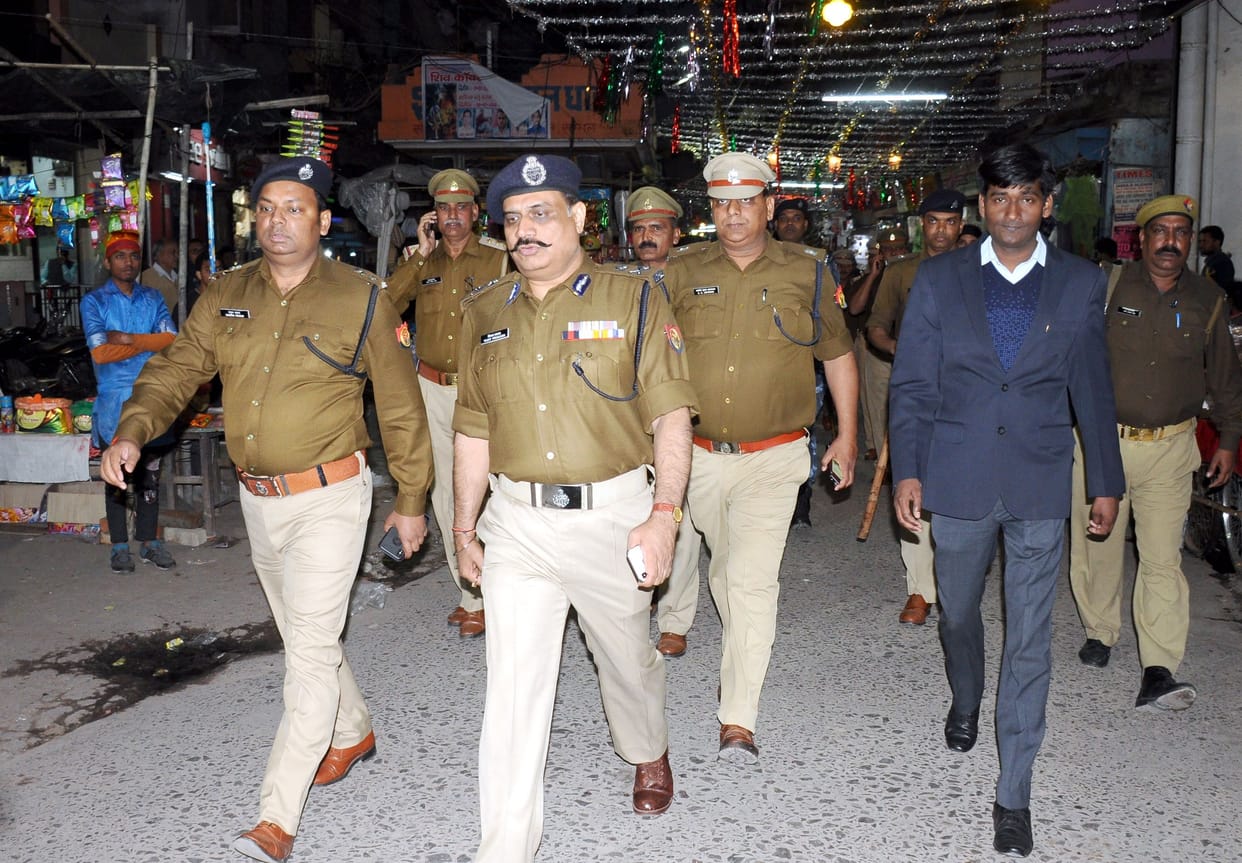 police alert in sambhal on holi