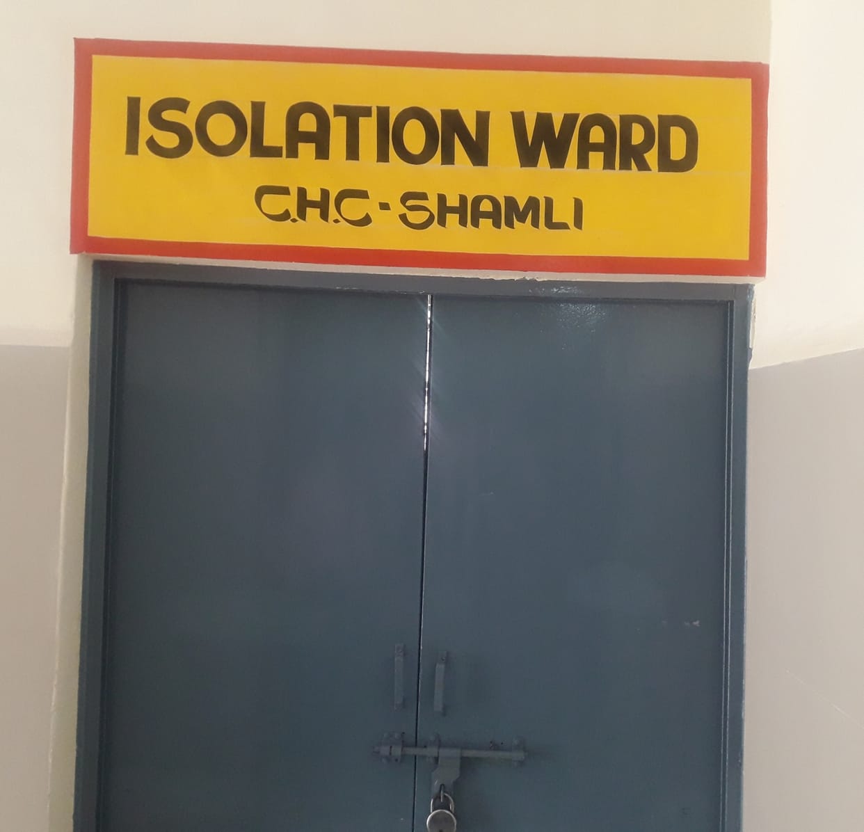 24 hours doctors' duty in isolation ward