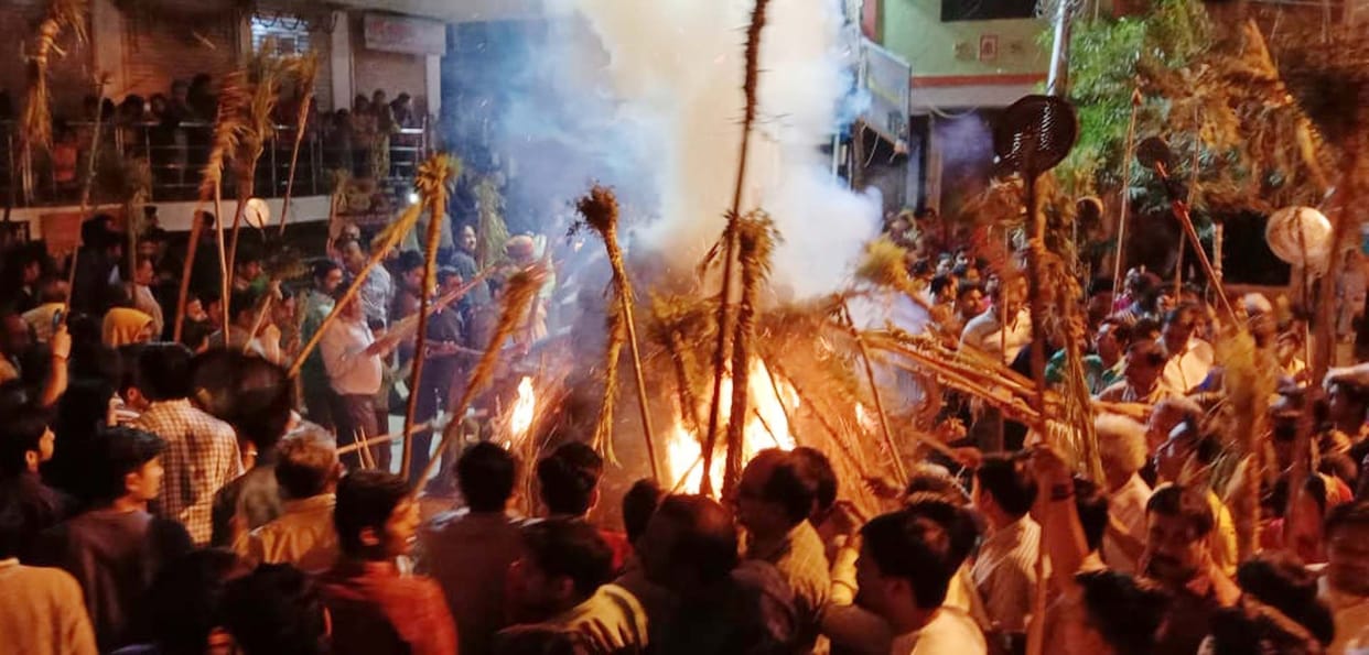Holika burnt with evils