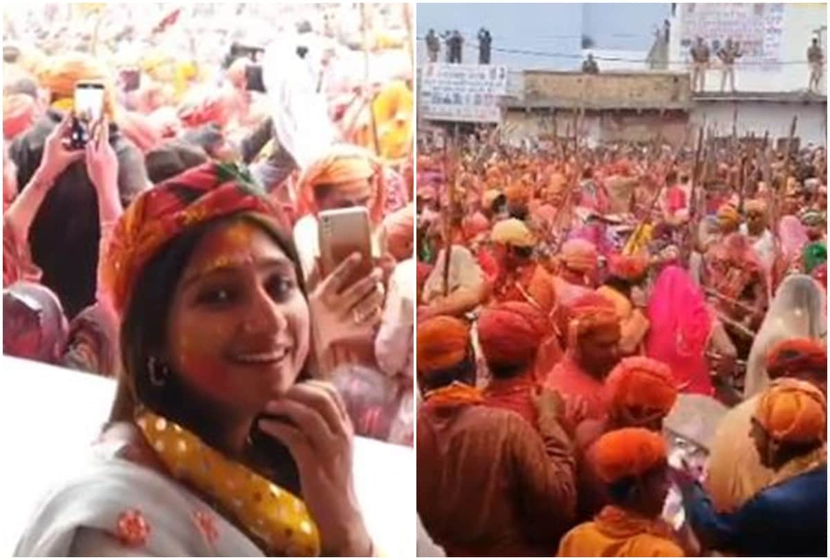 Yeh Rishta Kya Khelata Hai Fame Mohena Kumari Celebrating First Holi With Mother in Law At Mathura