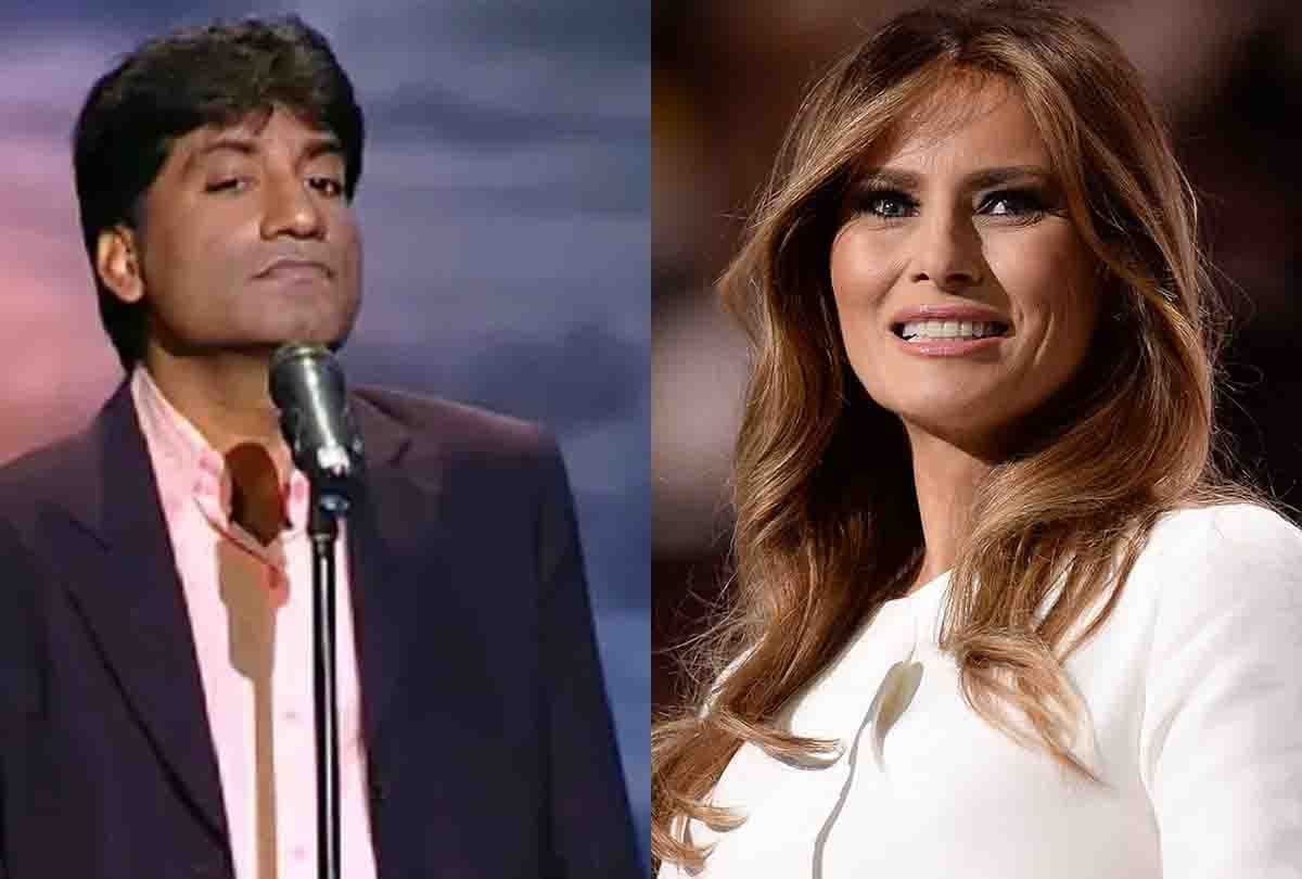 comedian raju srivastav talk about melania trump