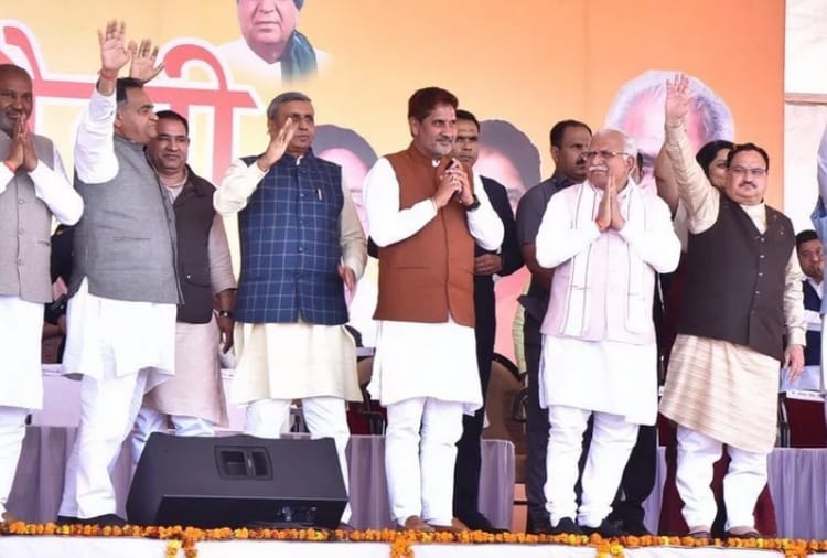 haryana cm manohar lal pragati rally at sirsa, inaugrated many projects