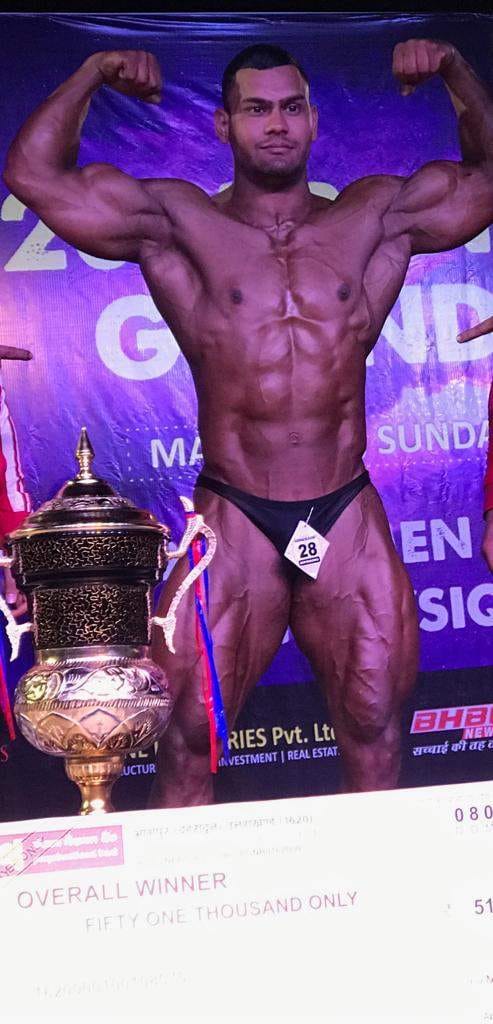 bodybuilding: Abhishek becomes North India Classic champion