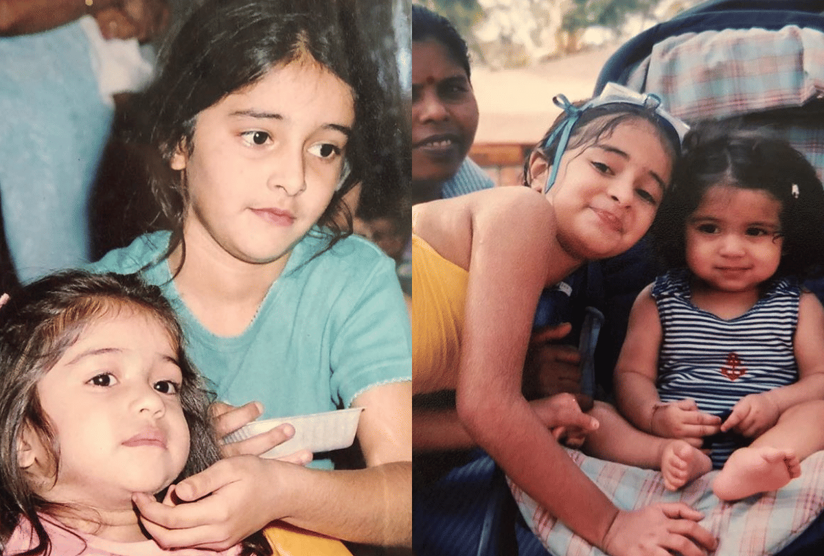 Ananya Panday shares throwback pictures on her younger sister Rysa Pandey birthday