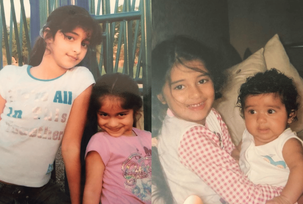 Ananya Panday shares throwback pictures on her younger sister Rysa Pandey birthday