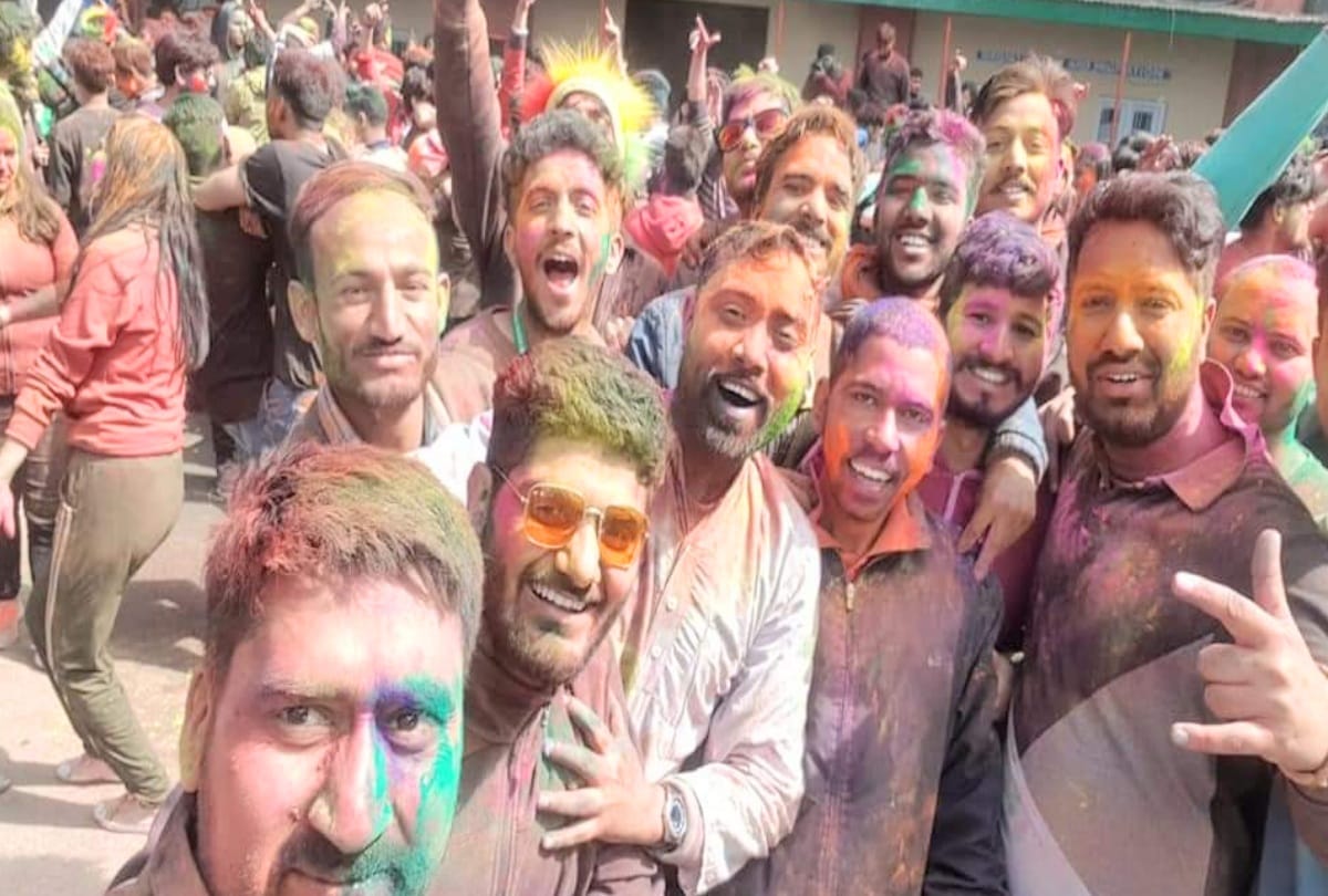 Corona's awe neutralize, holi celebrated with great pomp in Shimla