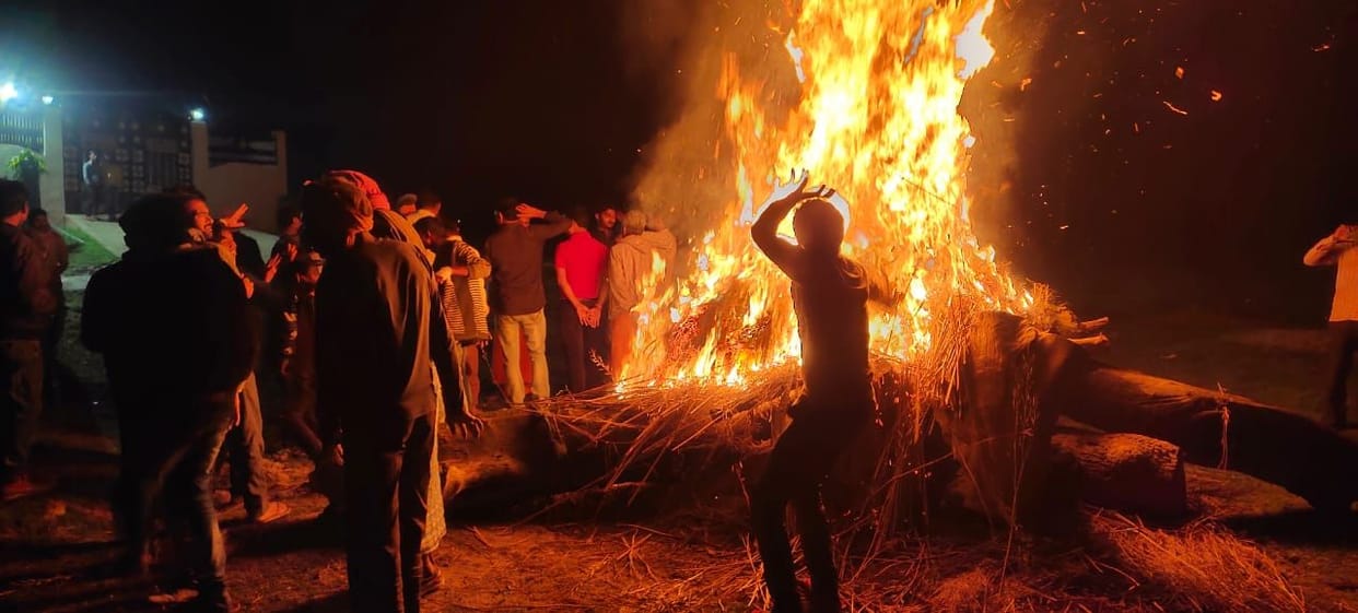 Holika burnt with pomp, Holi today