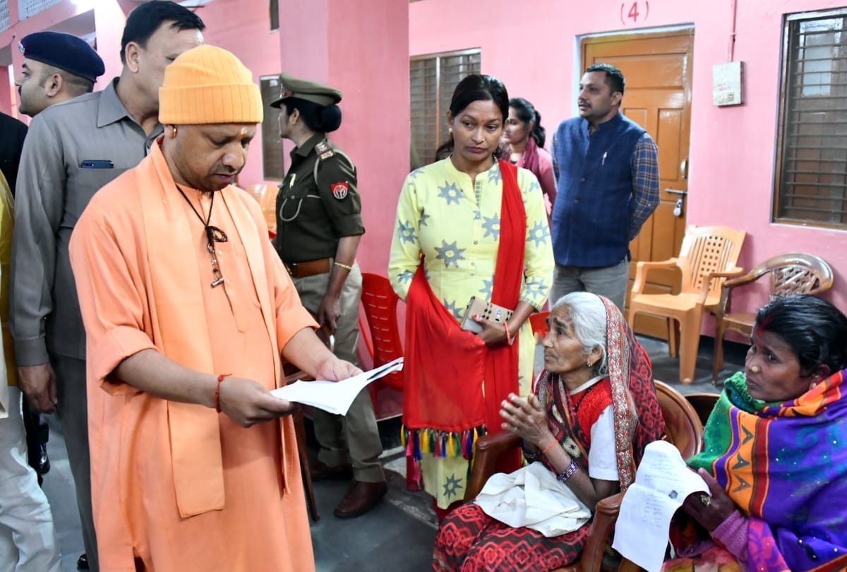 CM yogi Adityanath Janta Darbar in Gorakhnath temple at Gorakhpur