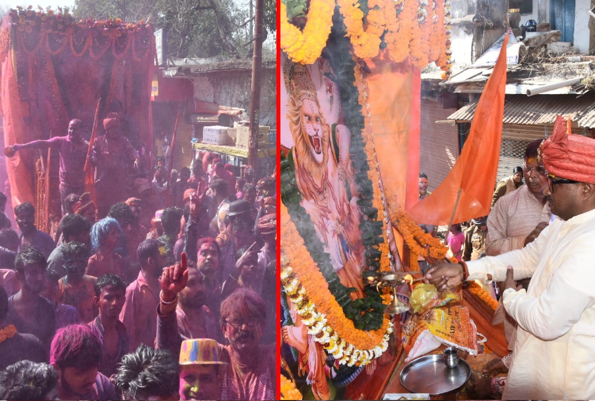 Lord Narasimha Grand procession taken out in Gorakhpur