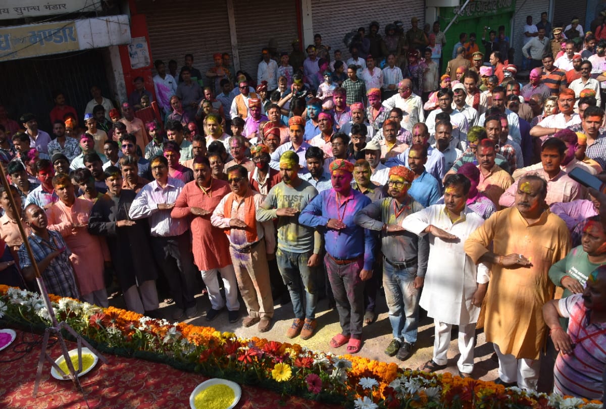 Lord Narasimha Grand procession taken out in Gorakhpur